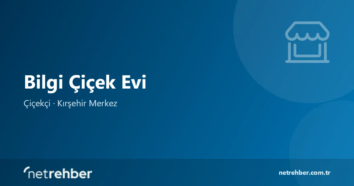 Bilgi Çiçek Evi kapak görseli
