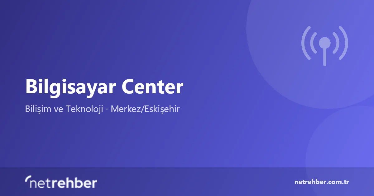 Bilgisayar Center kapak görseli