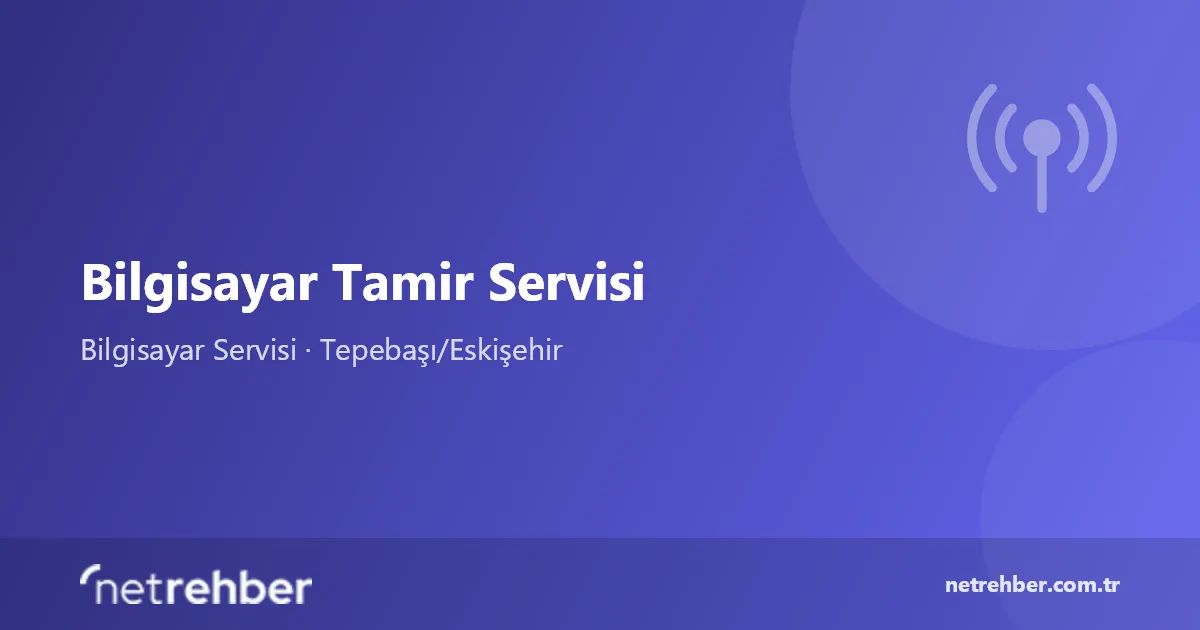 Bilgisayar Tamir Servisi kapak görseli
