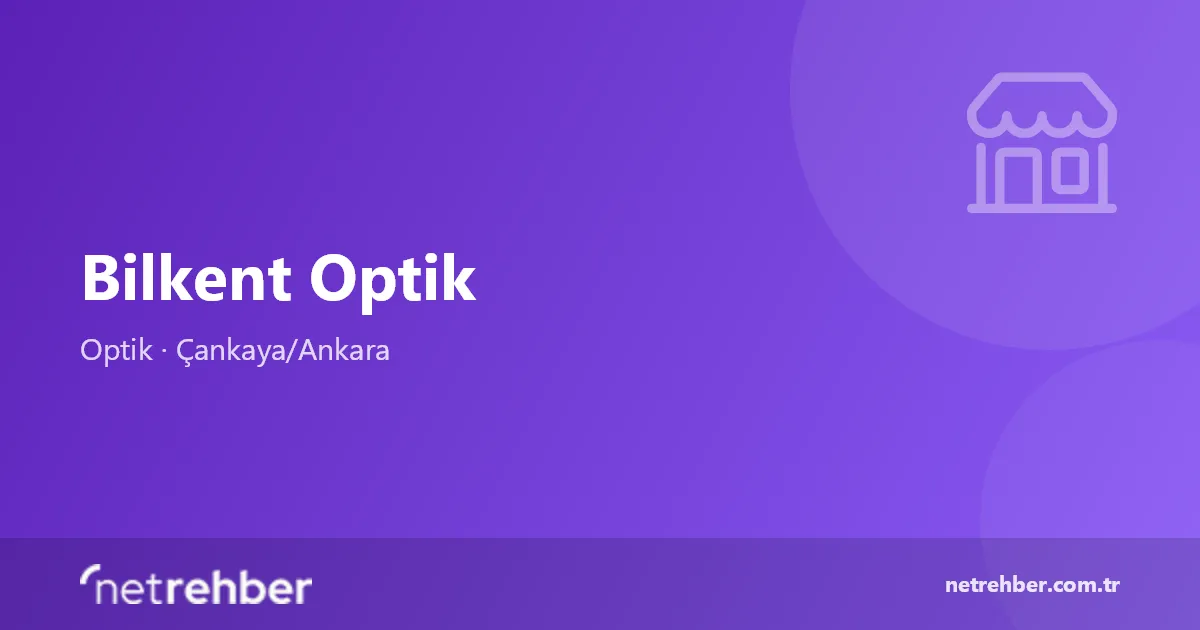 Bilkent Optik kapak görseli