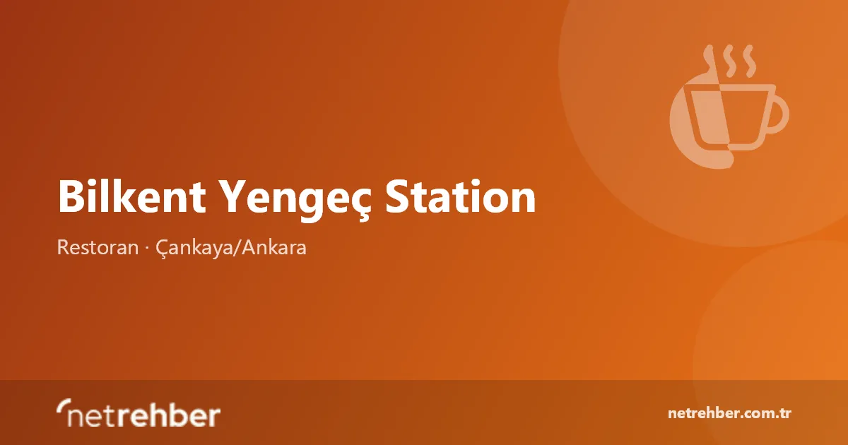 Bilkent Yengeç Station kapak görseli