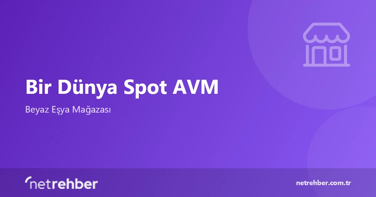 Bir Dünya Spot AVM kapak görseli
