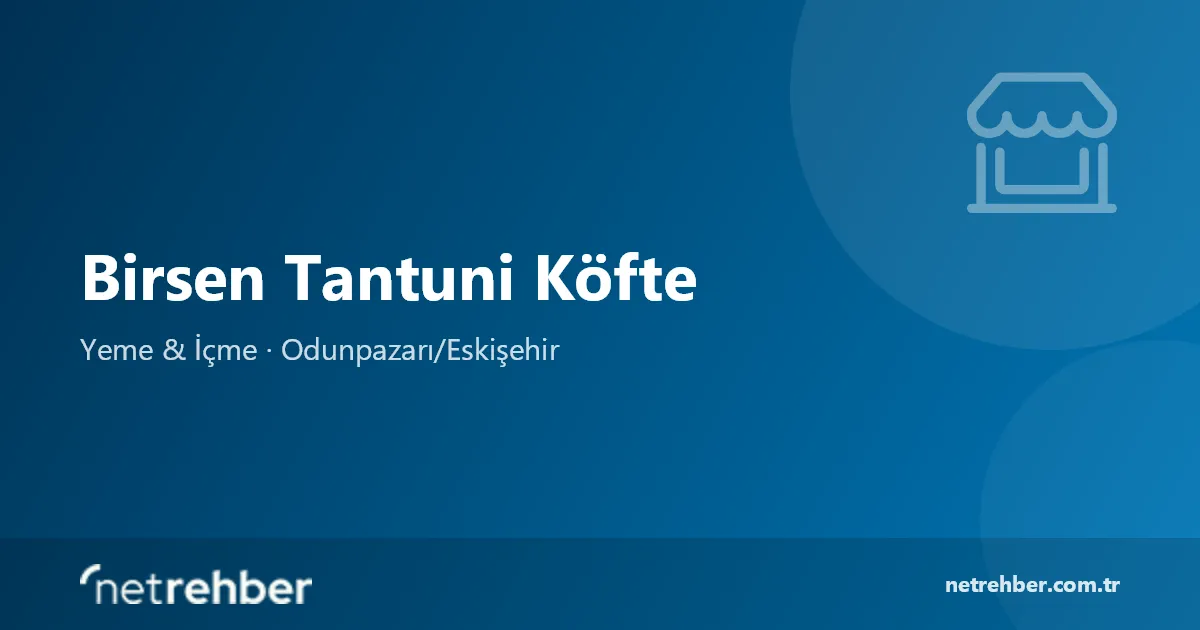 Birsen Tantuni Köfte kapak görseli