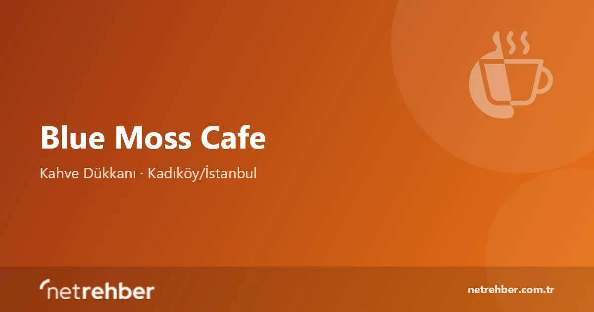 Blue Moss Cafe kapak görseli