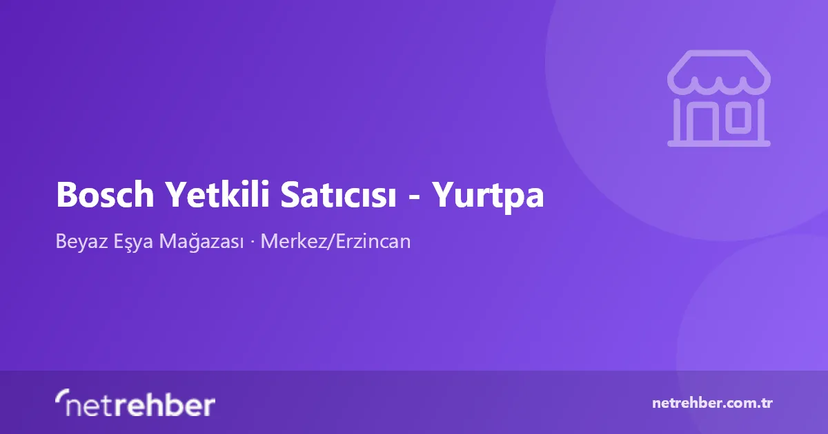 Bosch Yetkili Satıcısı - Yurtpa kapak görseli