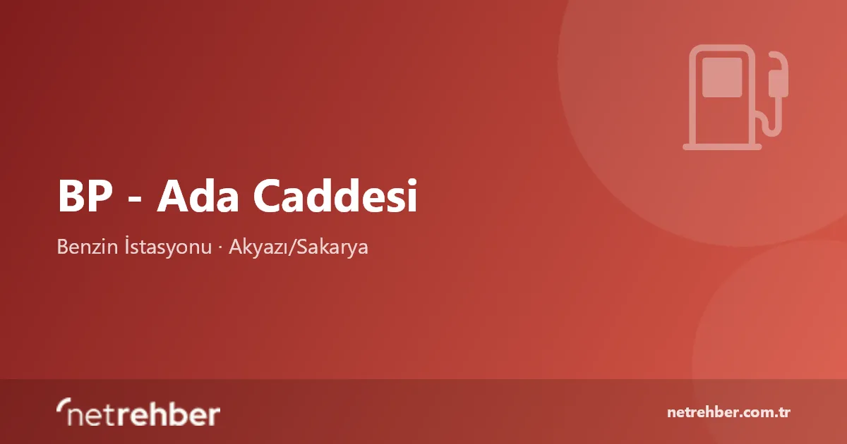 BP - Ada Caddesi kapak görseli