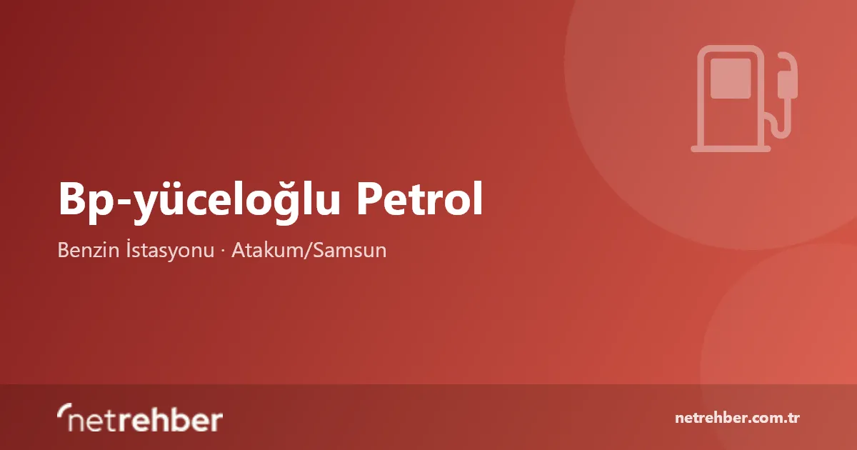 Bp-yüceloğlu Petrol kapak görseli