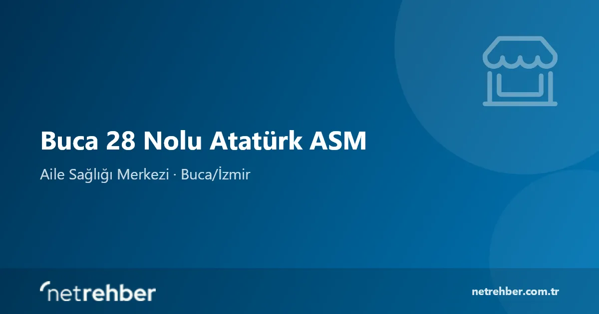 Buca 28 Nolu Atatürk ASM kapak görseli