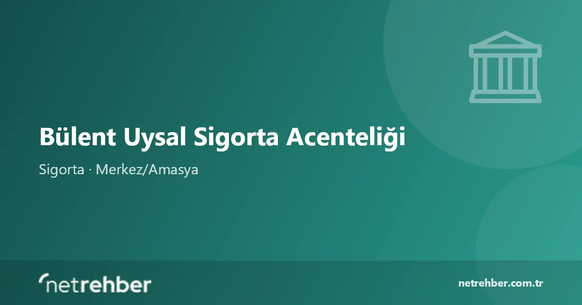 Bülent Uysal Sigorta Acenteliği kapak görseli
