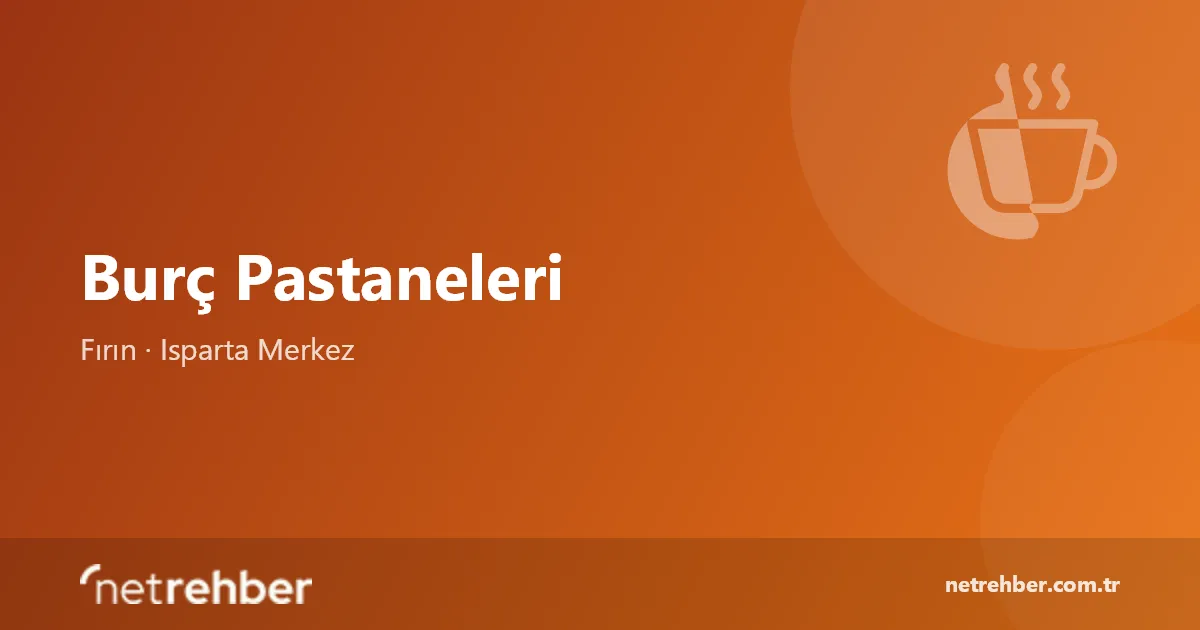 Burç Pastaneleri kapak görseli