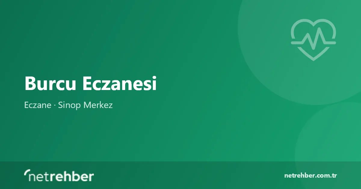 Burcu Eczanesi kapak görseli