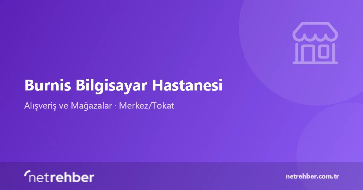 Burnis Bilgisayar Hastanesi kapak görseli