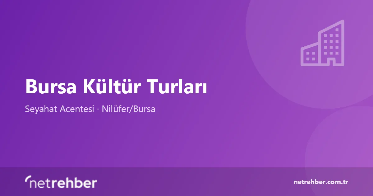 Bursa Kültür Turları kapak görseli
