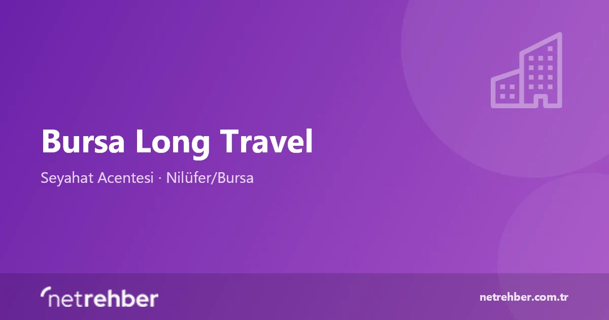 Bursa Long Travel kapak görseli