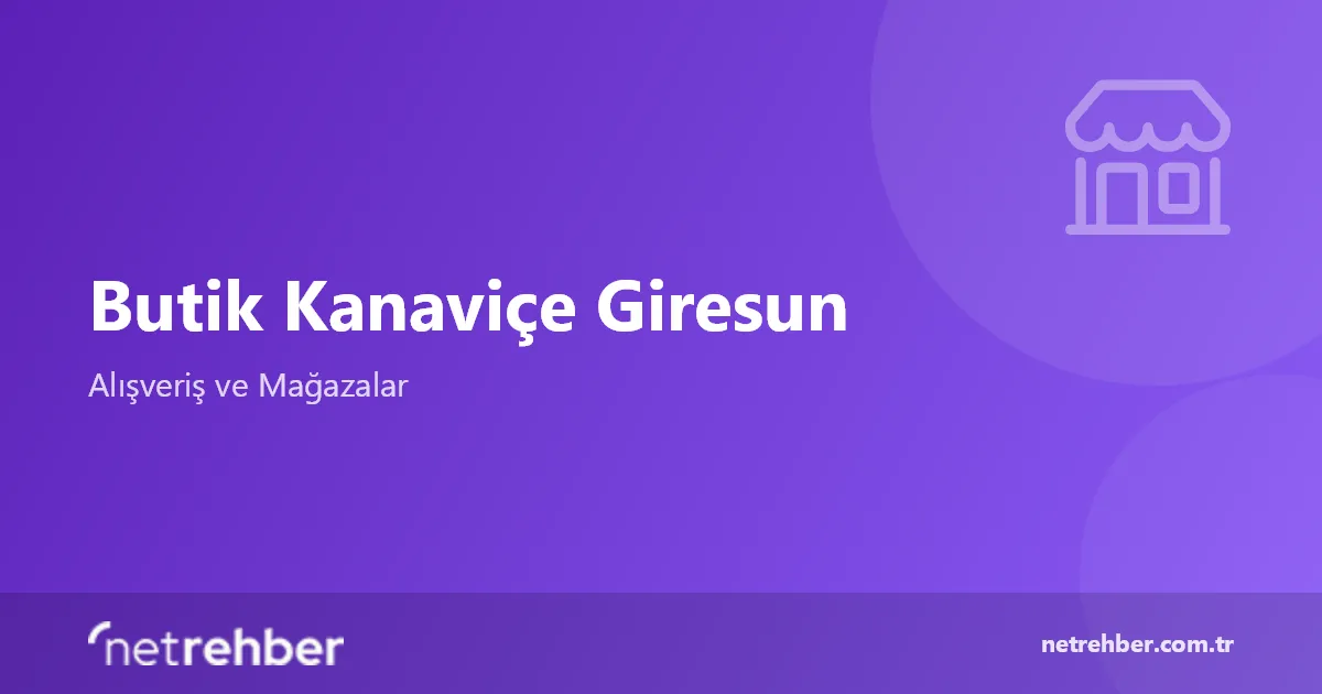 Butik Kanaviçe Giresun kapak görseli