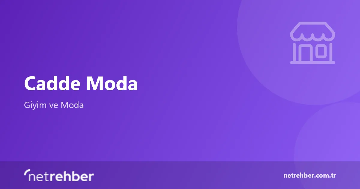 Cadde Moda kapak görseli