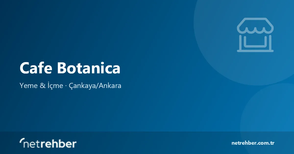Cafe Botanica kapak görseli