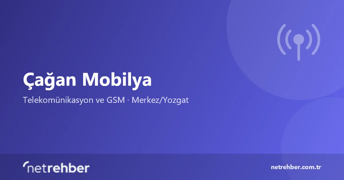 Çağan Mobilya kapak görseli