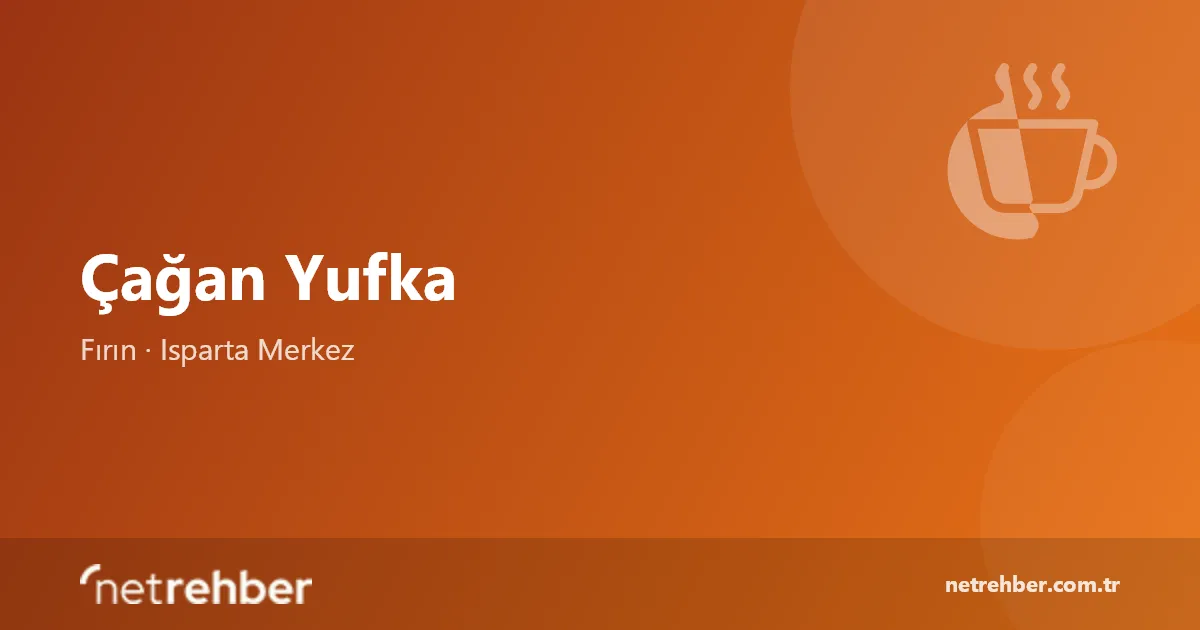 Çağan Yufka kapak görseli