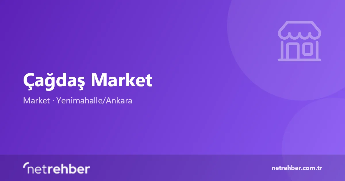 Çağdaş Market kapak görseli