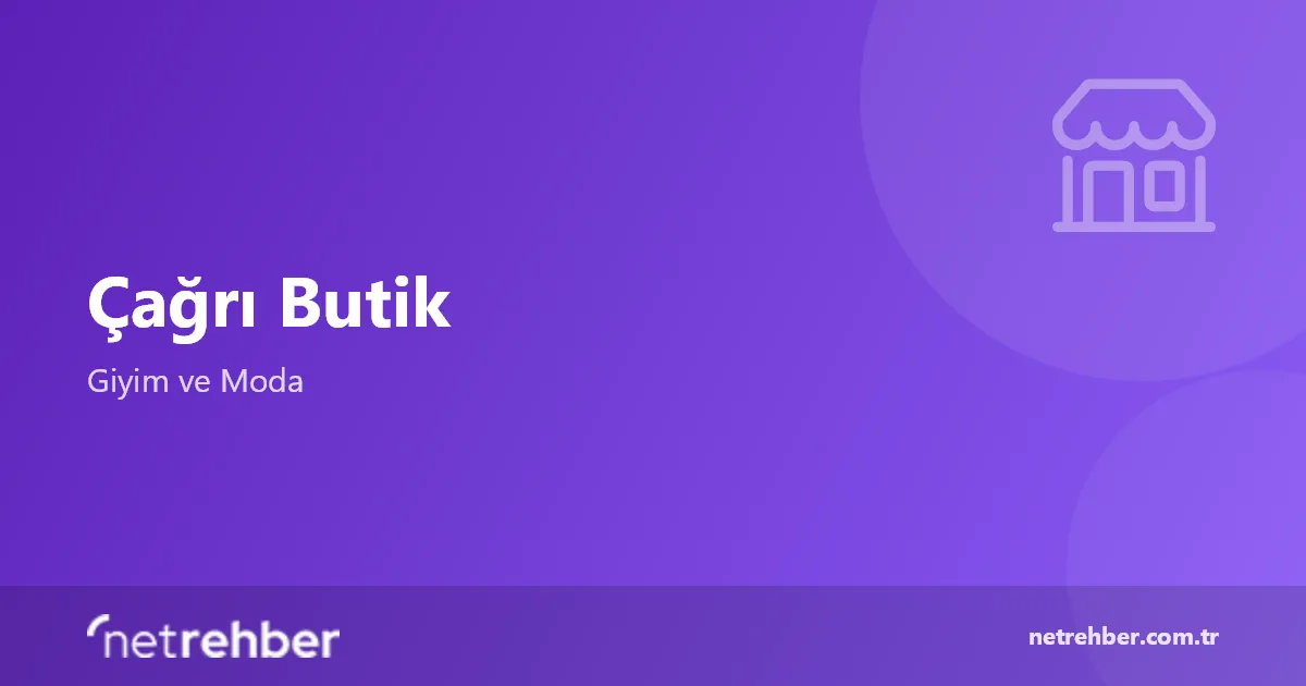 Çağrı Butik kapak görseli