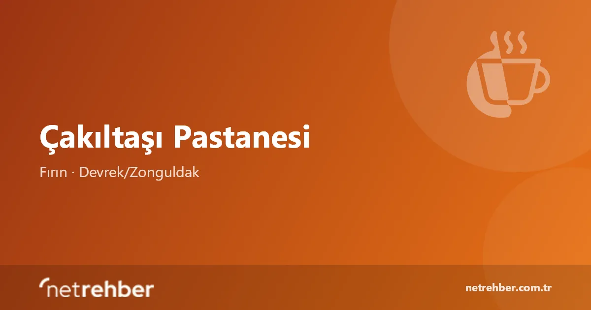 Çakıltaşı Pastanesi kapak görseli