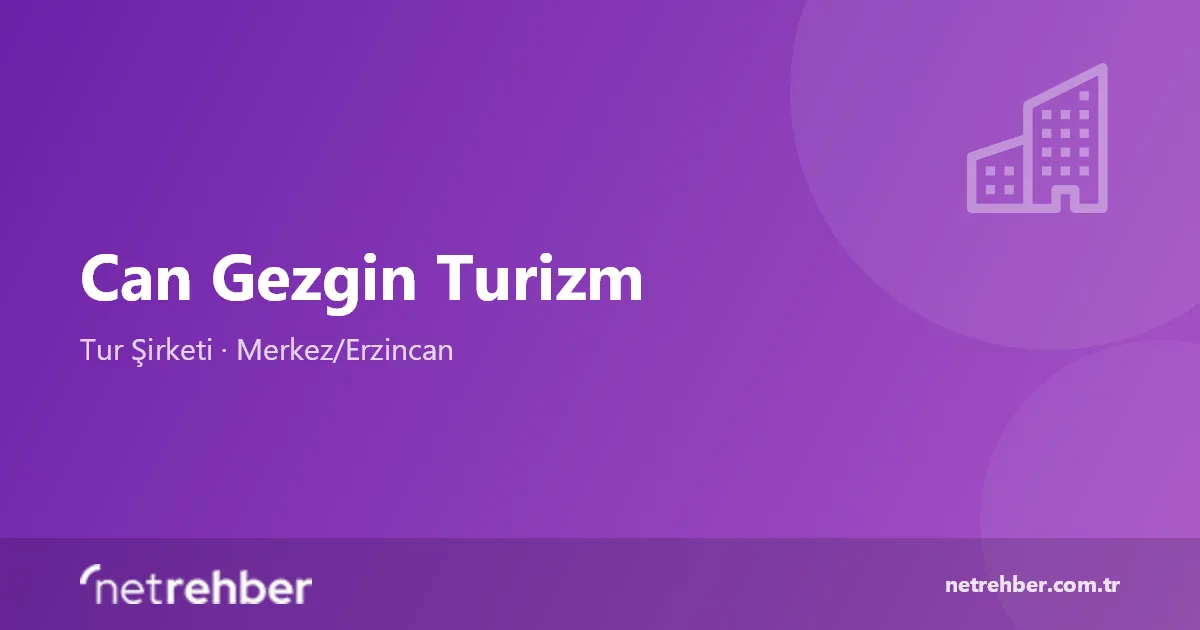 Can Gezgin Turizm kapak görseli