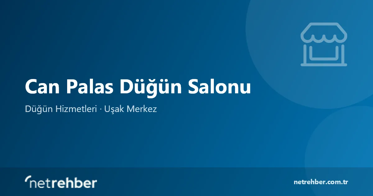 Can Palas Düğün Salonu kapak görseli