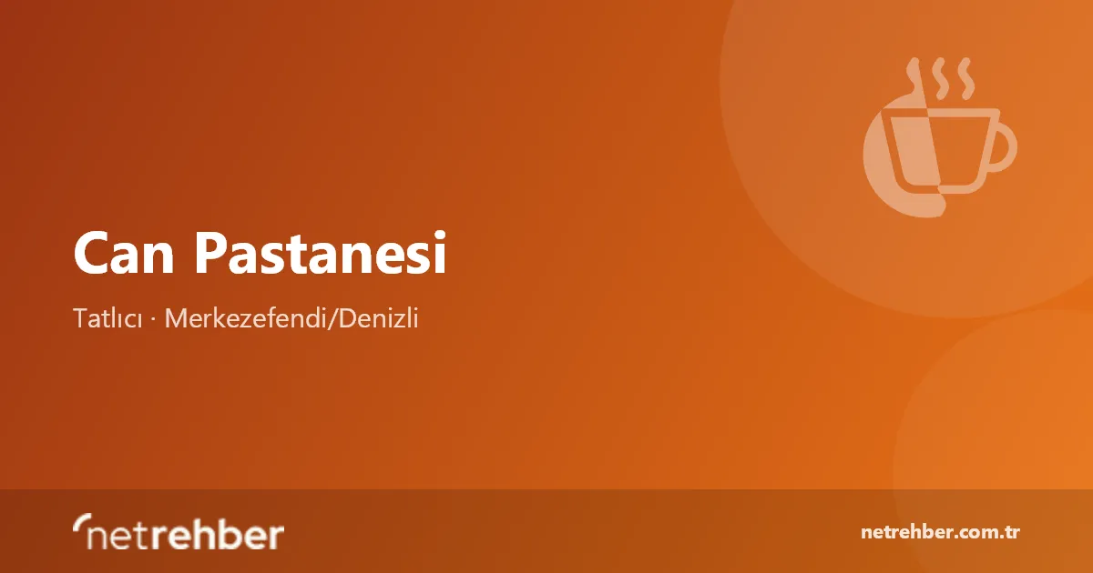 Can Pastanesi kapak görseli