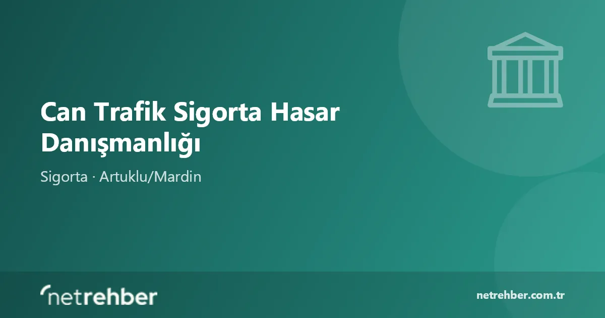 Can Trafik Sigorta Hasar Danışmanlığı kapak görseli