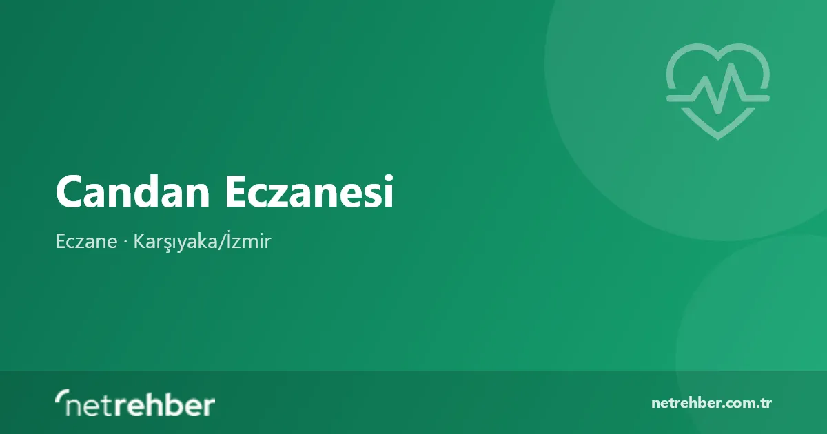 Candan Eczanesi kapak görseli