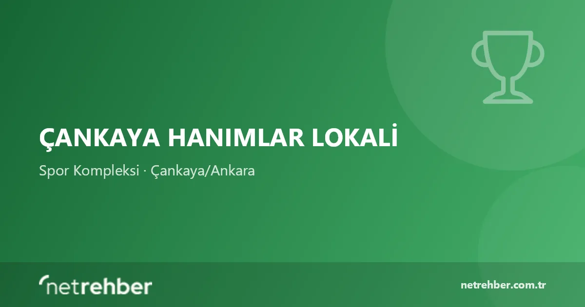 Çankaya Hanımlar Lokali kapak görseli