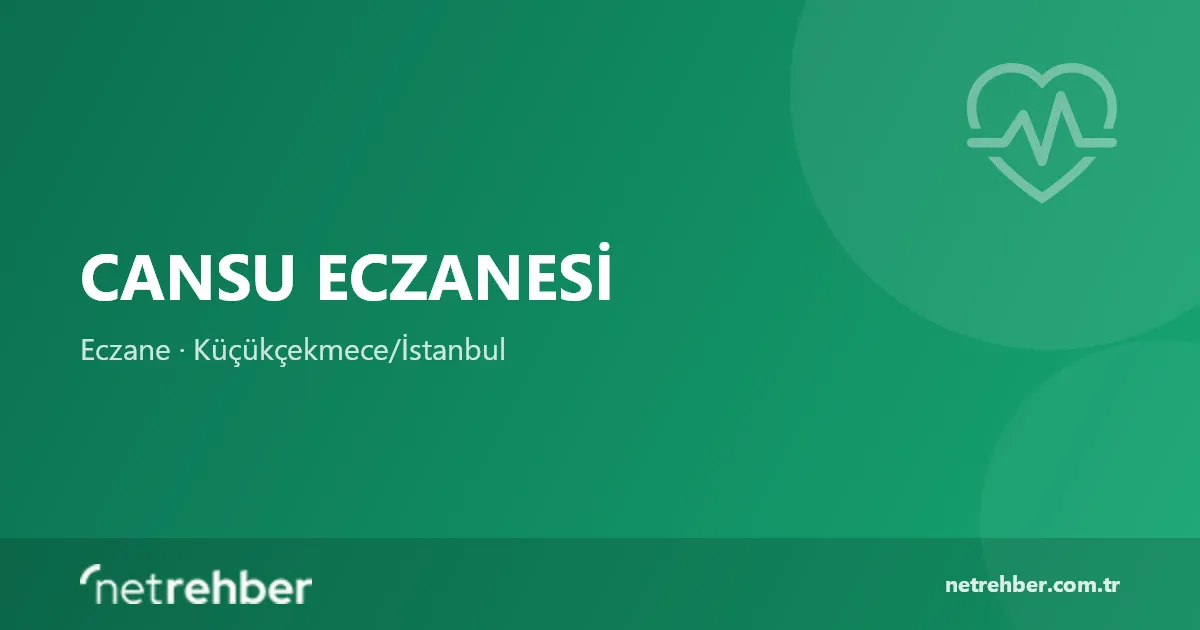 Cansu Eczanesi kapak görseli