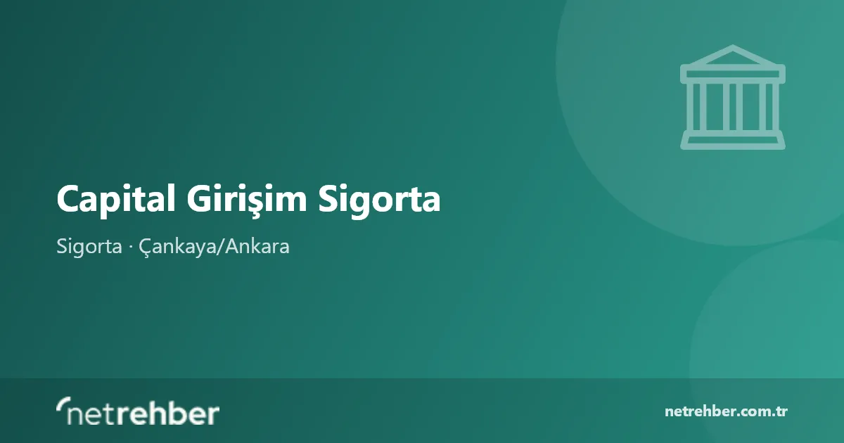 Capital Girişim Sigorta kapak görseli