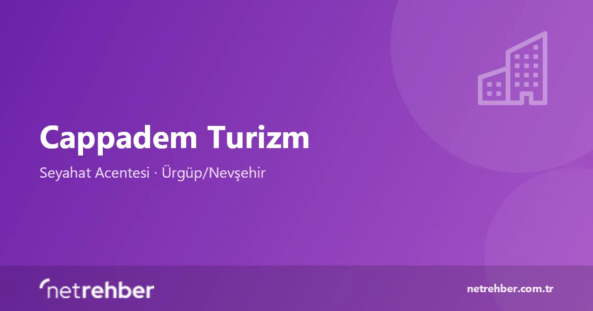 Cappadem Turizm kapak görseli