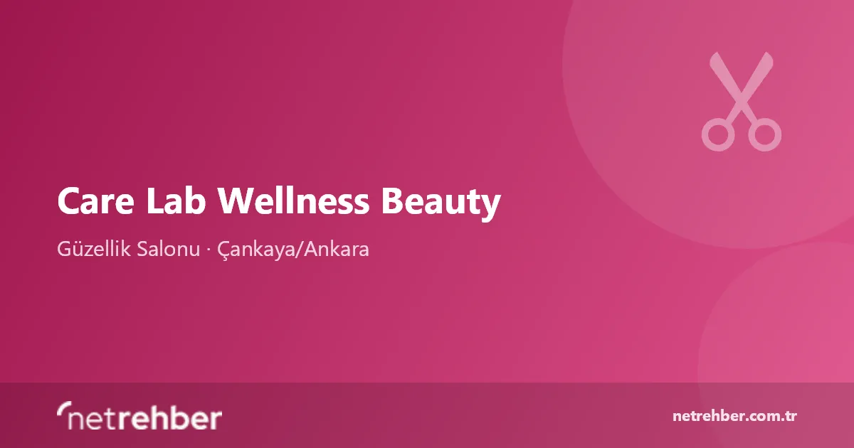 Care Lab Wellness Beauty kapak görseli
