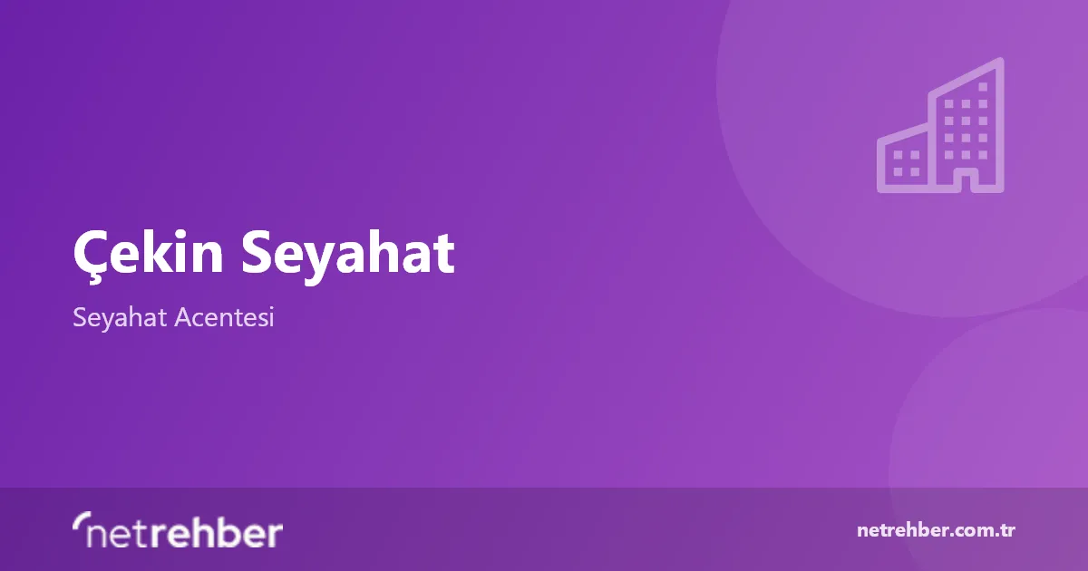 Çekin Seyahat kapak görseli