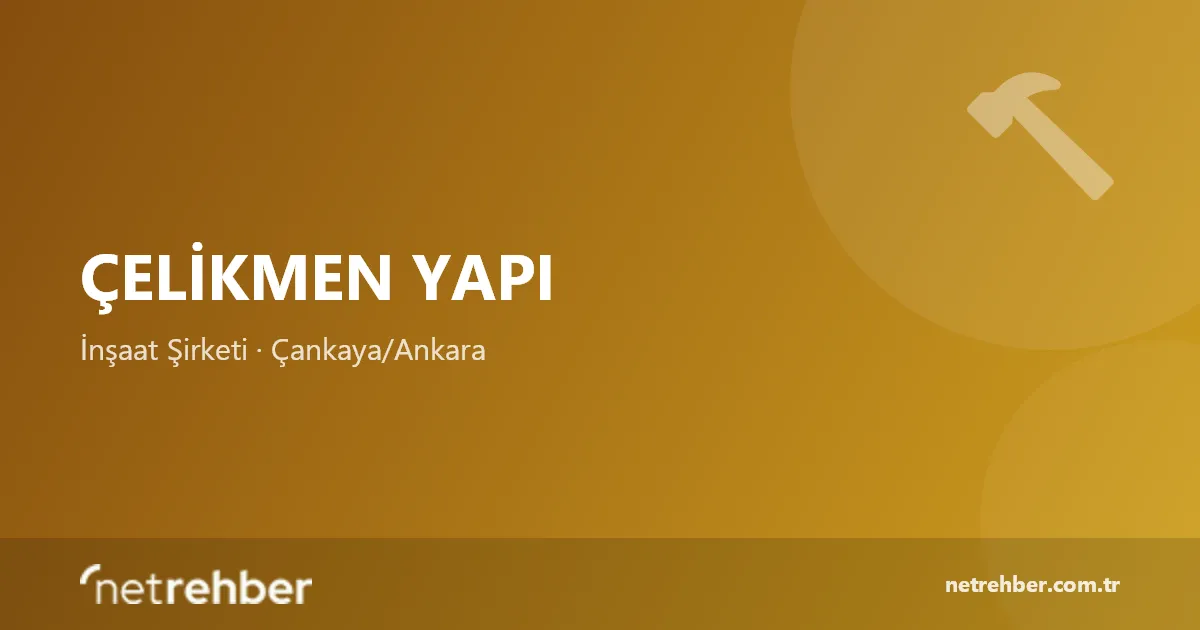 Çelikmen Yapı kapak görseli
