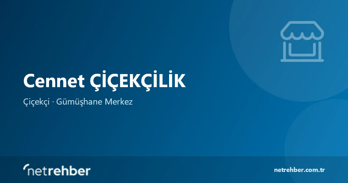 Cennet ÇİÇEKÇİLİK kapak görseli
