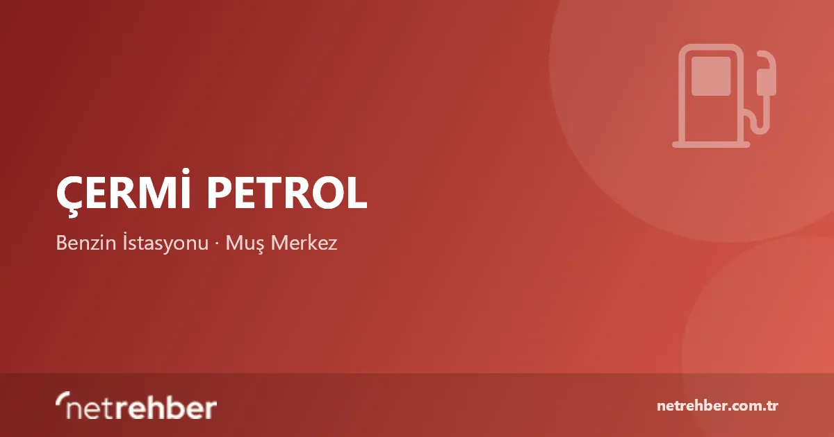Çermi Petrol kapak görseli
