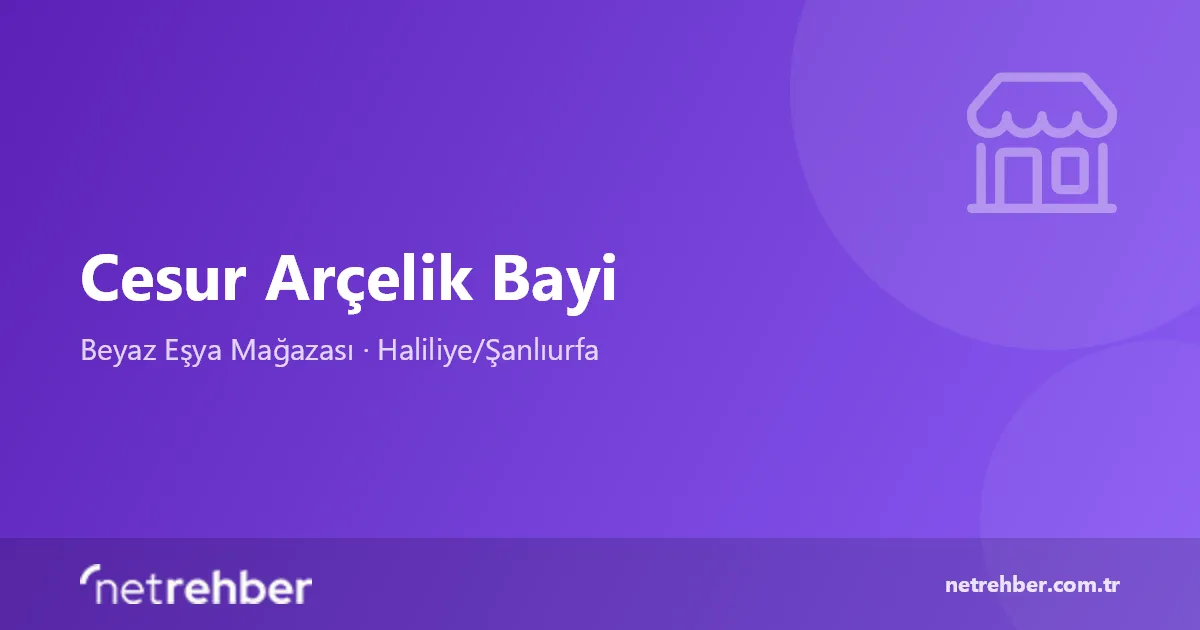 Cesur Arçelik Bayi kapak görseli
