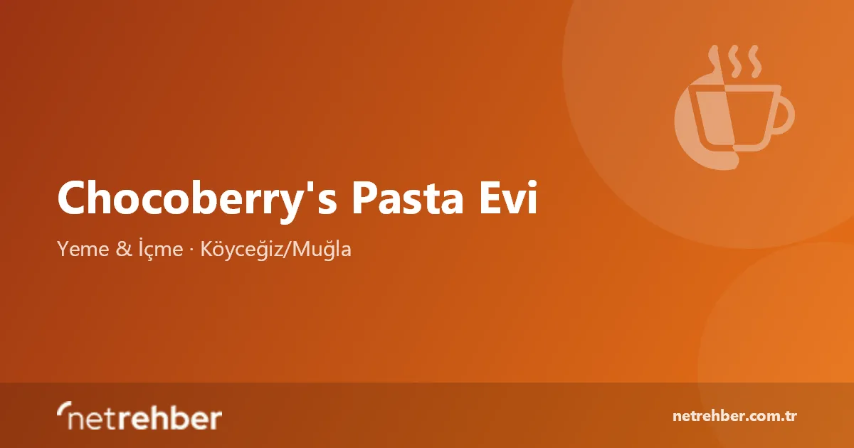 Chocoberry's Pasta Evi kapak görseli