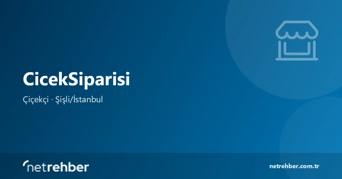 CicekSiparisi kapak görseli