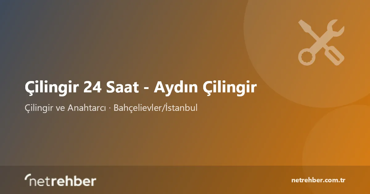 Çilingir 24 Saat - Aydın Çilingir kapak görseli