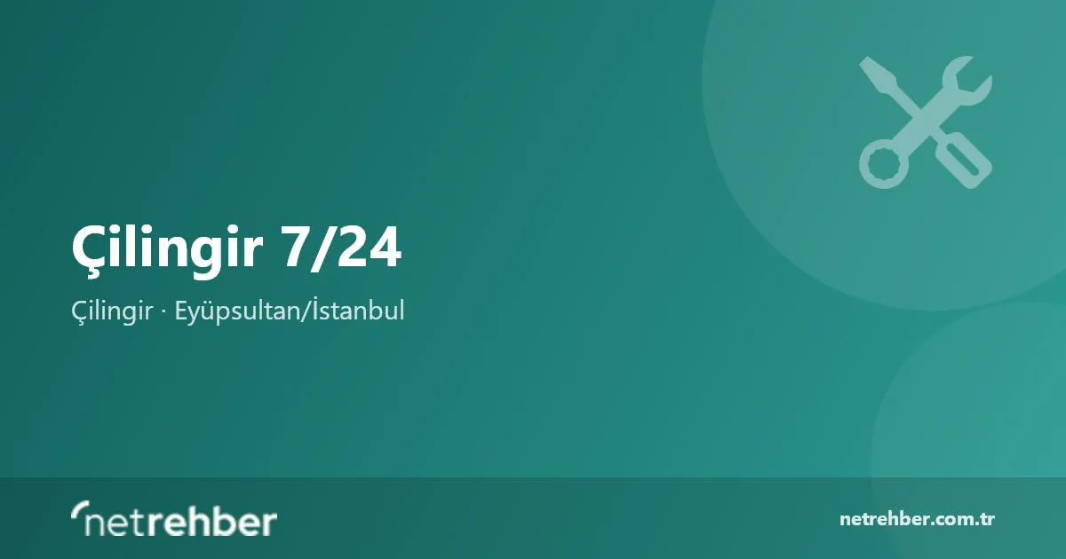 Çilingir 7/24 kapak görseli