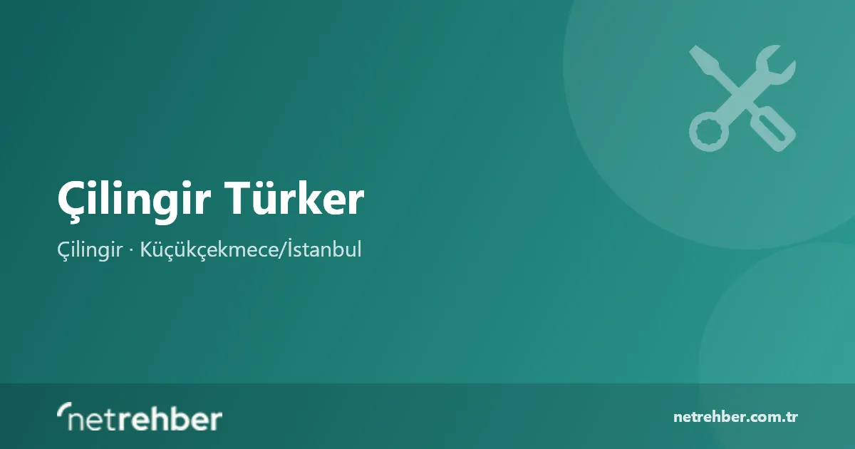 Çilingir Türker kapak görseli