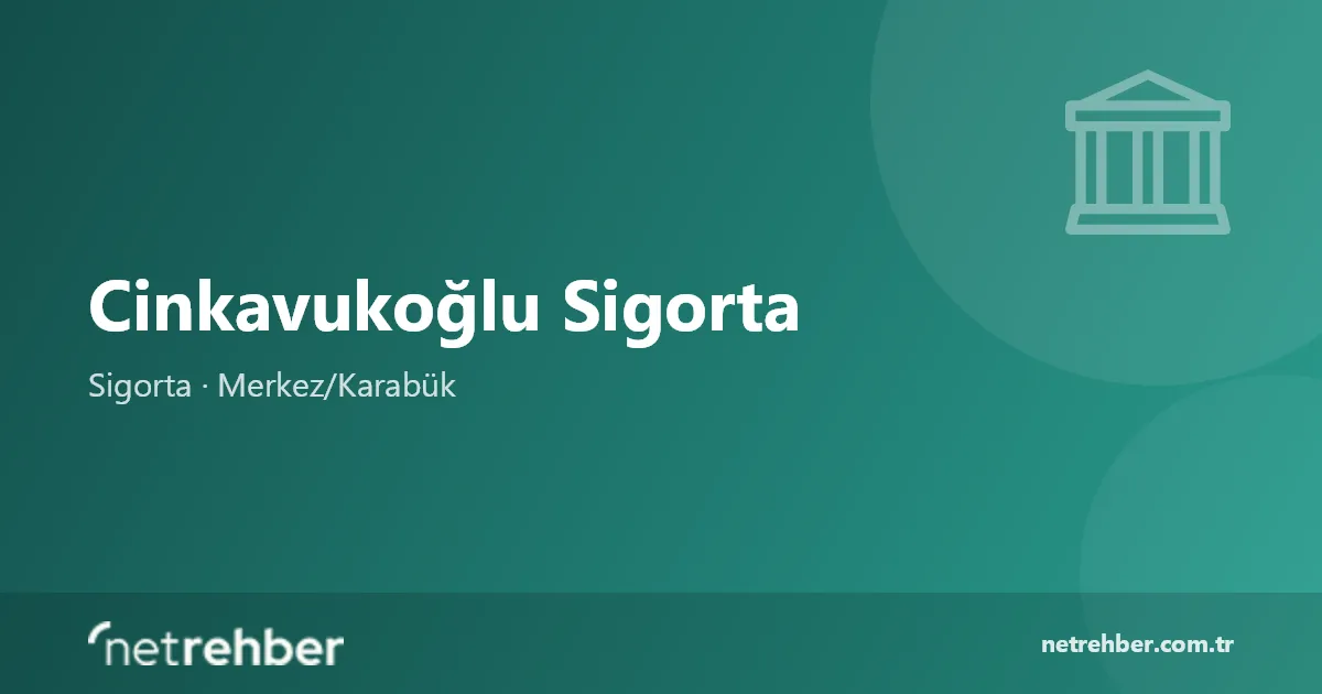 Cinkavukoğlu Sigorta kapak görseli