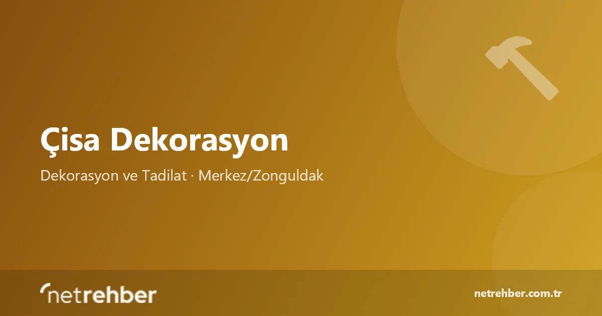 Çisa Dekorasyon kapak görseli