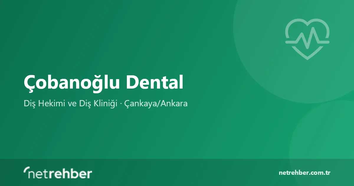 Çobanoğlu Dental kapak görseli