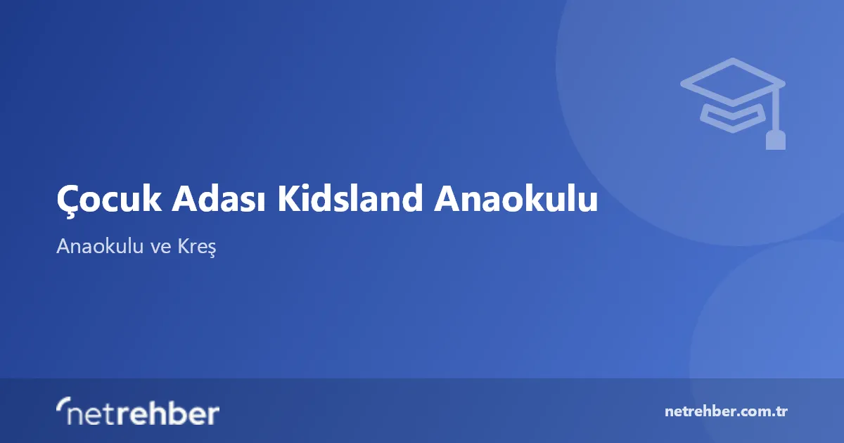 Çocuk Adası Kidsland Anaokulu kapak görseli